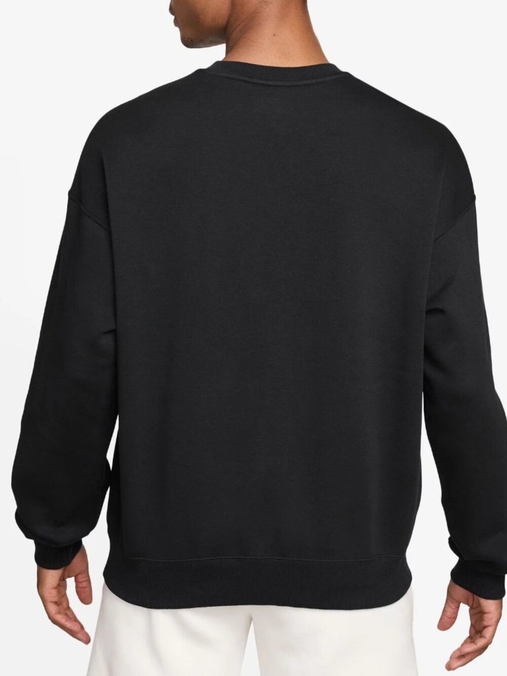 Jordan Men's Holiday Fleece Crewneck Sweatshirt - Color: Black - Picture 2 of 3